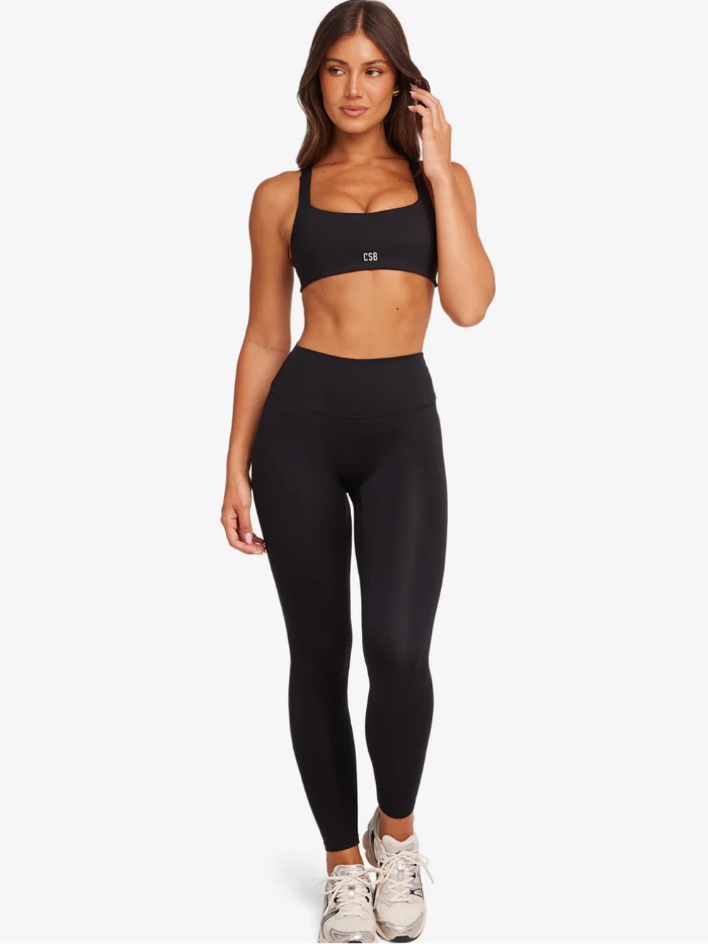 NWOT CSB CROP SHOP BOUTIQUE Serenity Legging - Black - Size small